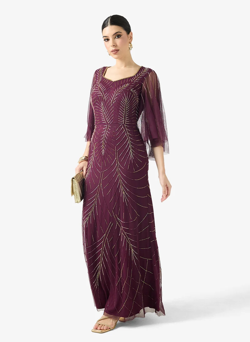 Embellished Evening Dress